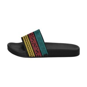 uniquely you mens slide sandals multicolor print slides 383.jpg